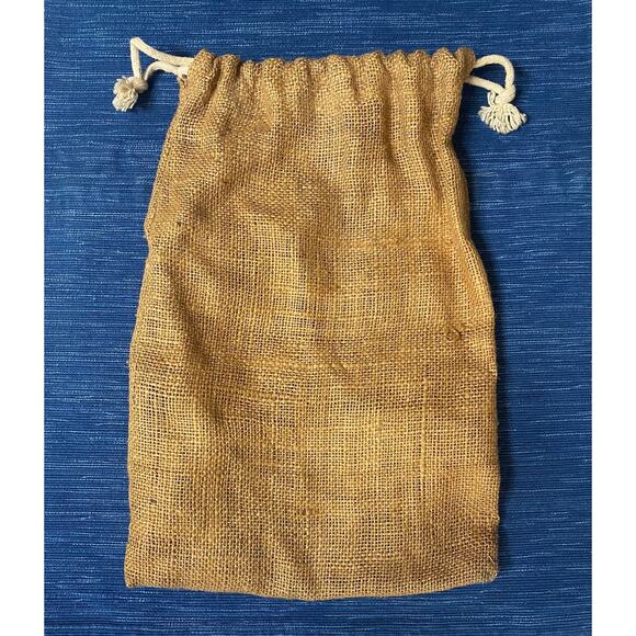 Vintage Tejon Ranch California Almonds Burlap Sack Bag Nut Advertising 37B - Picture 2 of 2